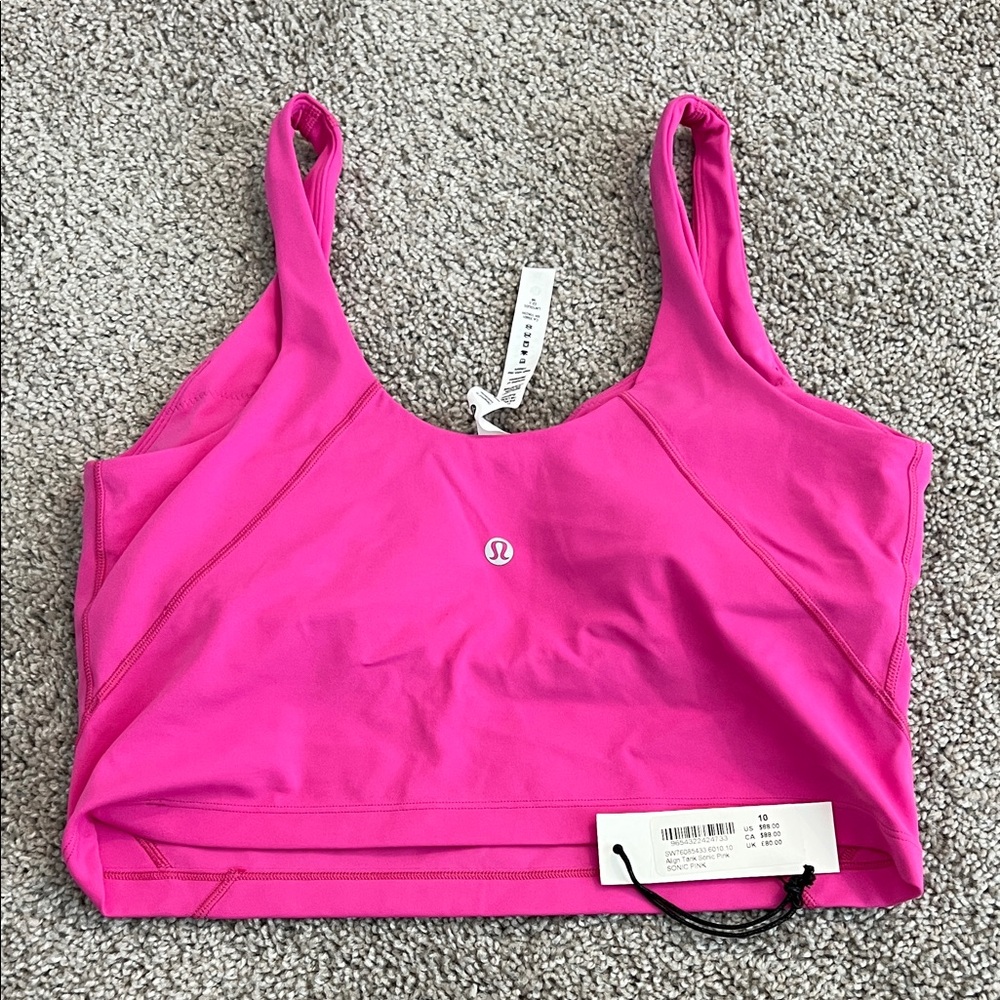 NWT SoulCycle / lululemon athletica Sonic Pink Sports Bra